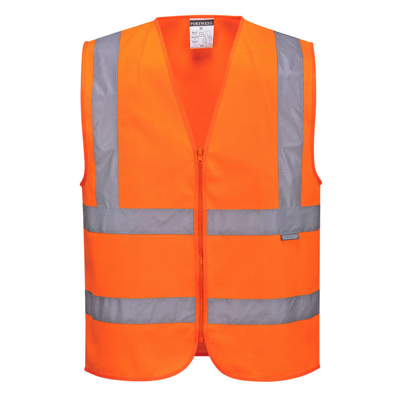 Hi-Vis Zipped Band and Brace Vest | C375