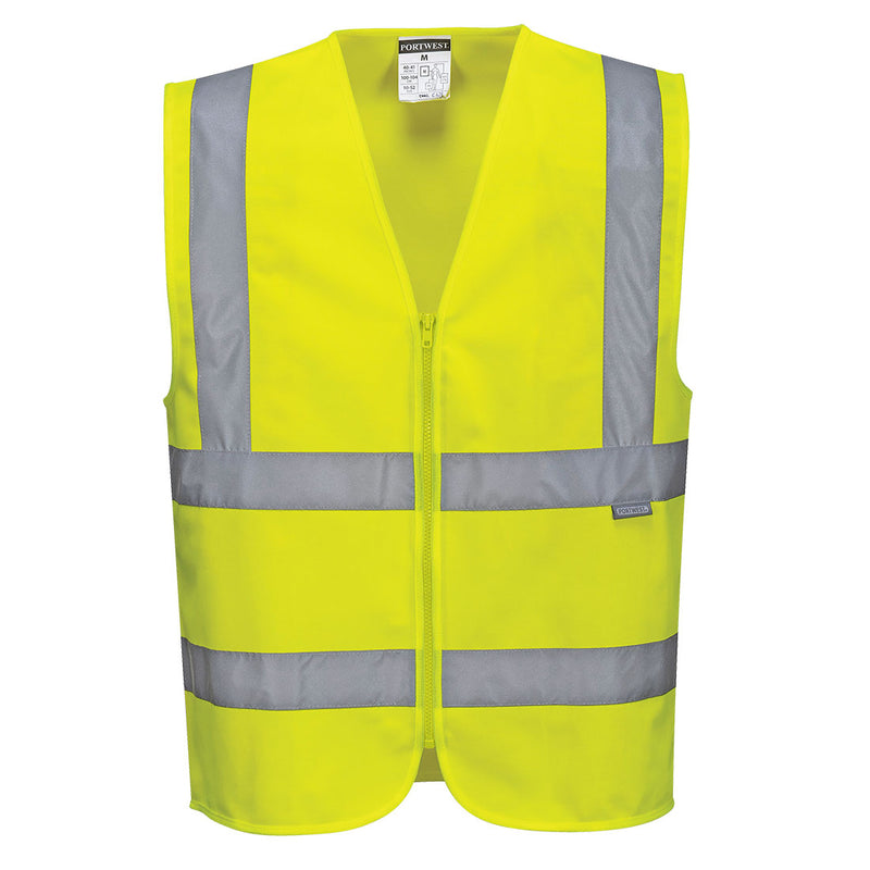 Hi-Vis Zipped Band and Brace Vest | C375