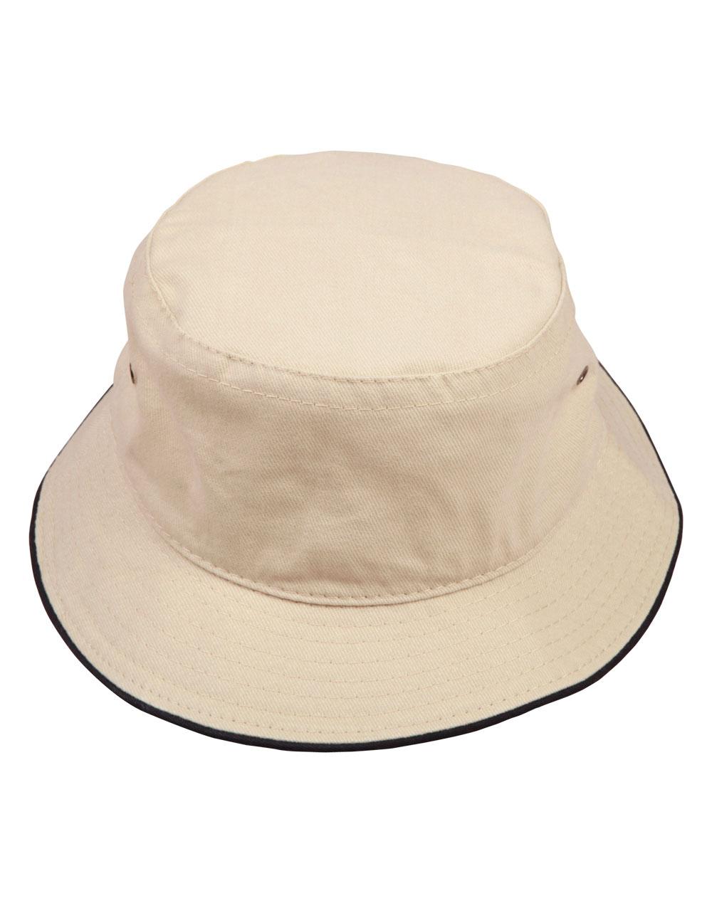 soft washed sandwich bucket hat | CH31