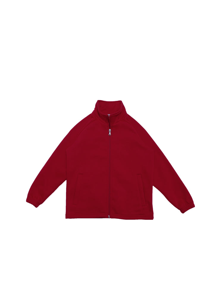 Poly Cotton Fleece Zip Through Jacket | CJ1575