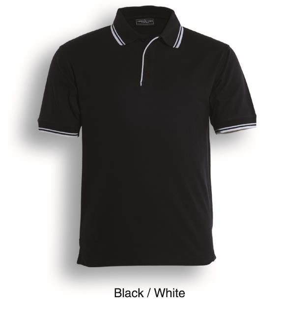 Mens Double Striped Polo | CP0422