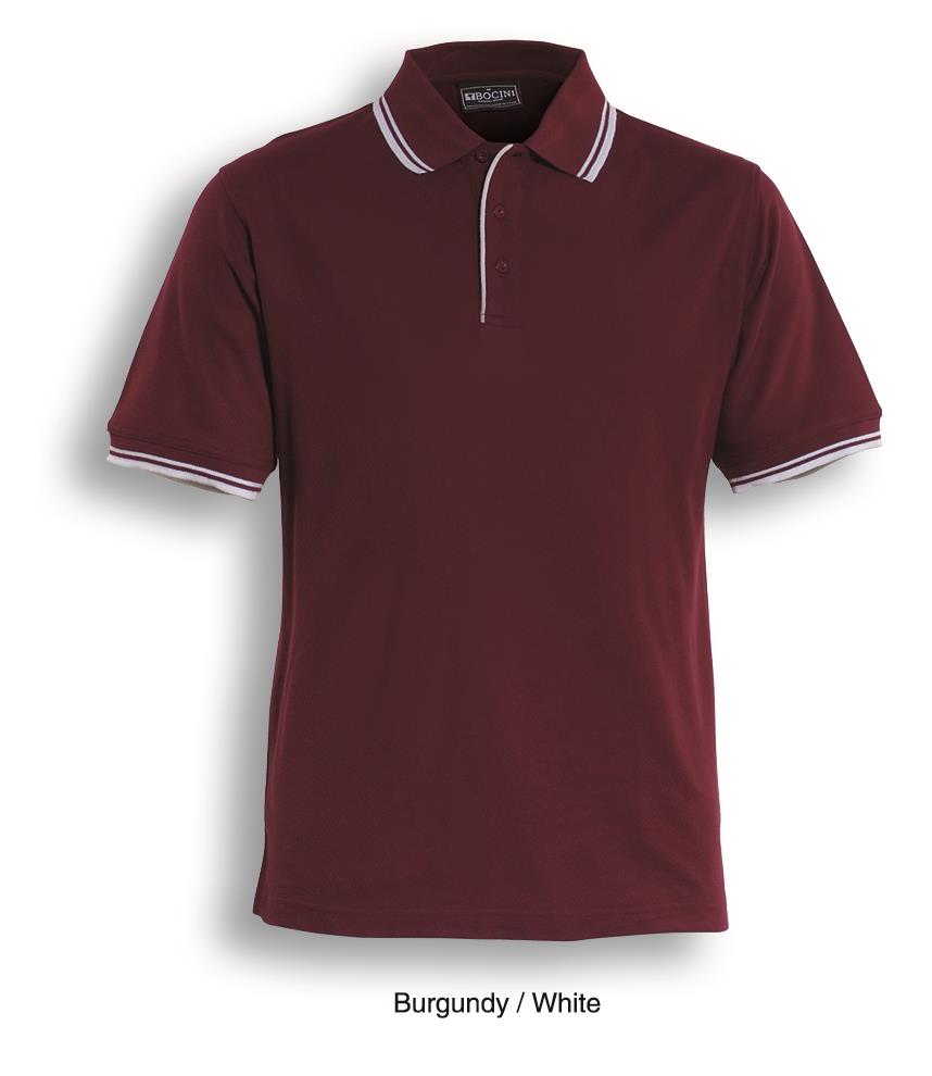 Mens Double Striped Polo | CP0422