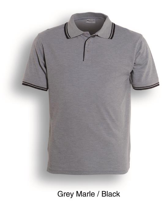 Mens Double Striped Polo | CP0422