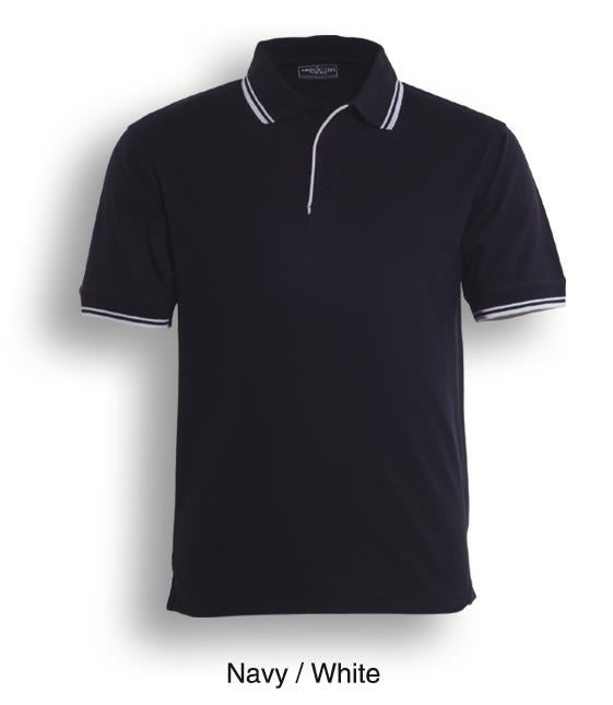 Mens Double Striped Polo | CP0422