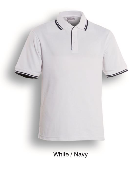 Mens Double Striped Polo | CP0422