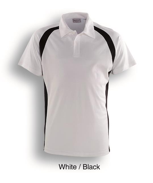 Team Essentials-Mens Short Sleeve Contrast Panel Polo | CP0919