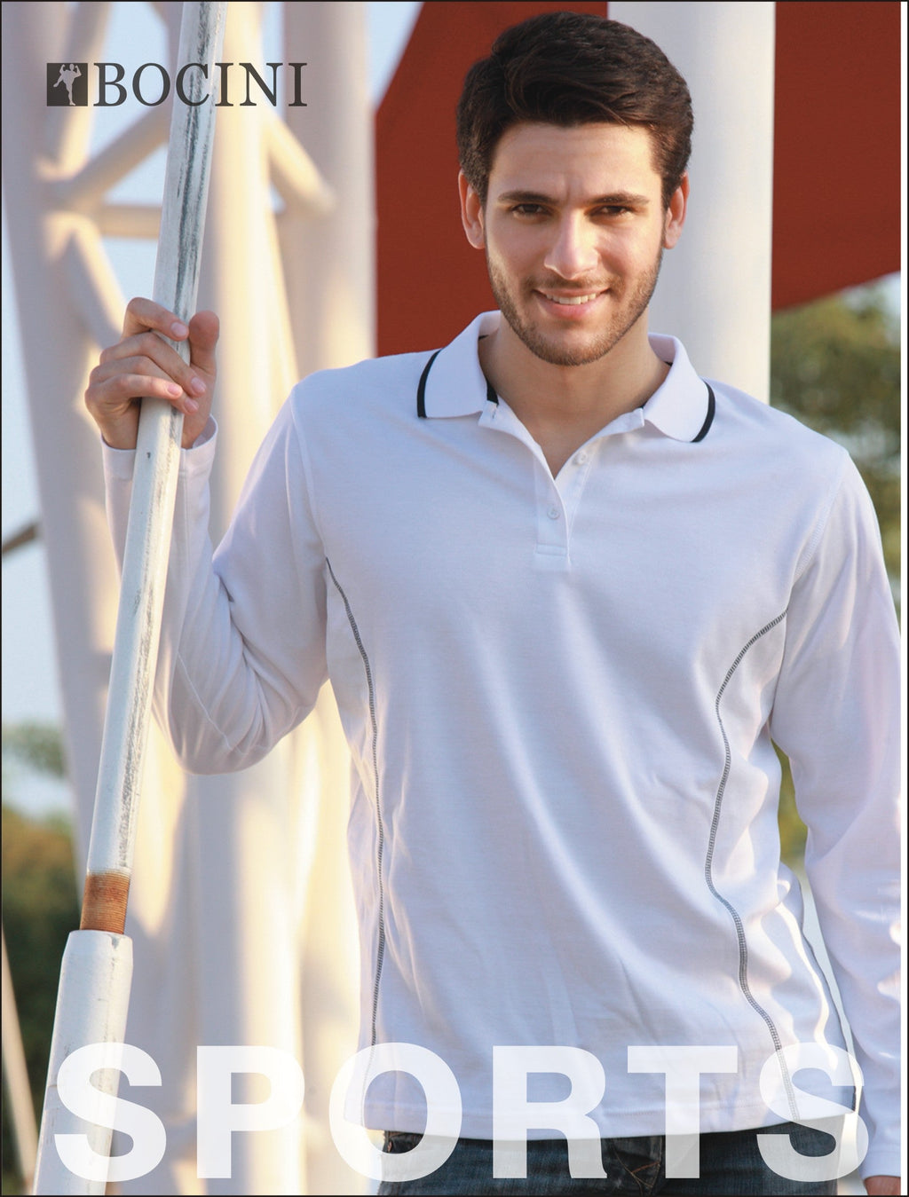 Stitch Feature Essentials-Kids Long Sleeve Polo | CP0922