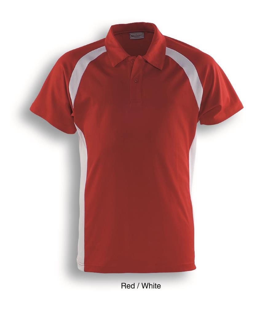 Team Essentials-Ladies Short Sleeve Contrast Panel Polo | CP0929