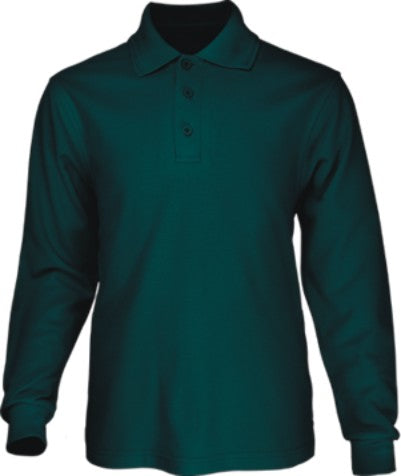 Mens Long Sleeve Basic Polo | CP1401