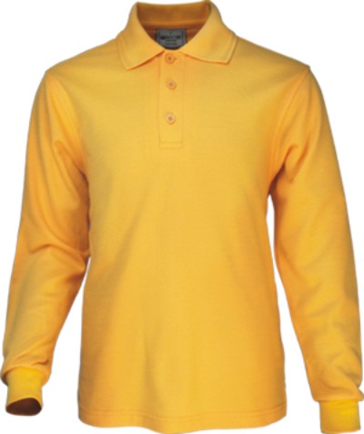 Mens Long Sleeve Basic Polo | CP1401