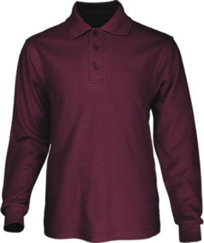 Mens Long Sleeve Basic Polo | CP1401