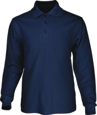 Mens Long Sleeve Basic Polo | CP1401
