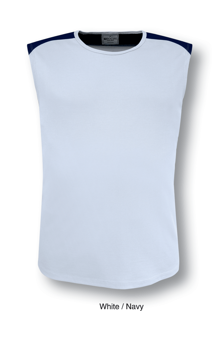 Team Essentials-Mens Contrast Feature Tank | CT0918