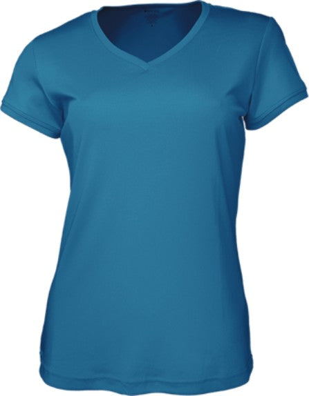 Ladies Brushed Vee Neck Tee Shirt | CT1418
