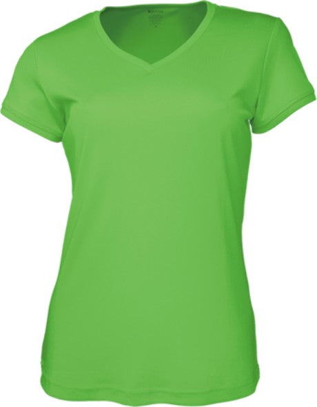 Ladies Brushed Vee Neck Tee Shirt | CT1418