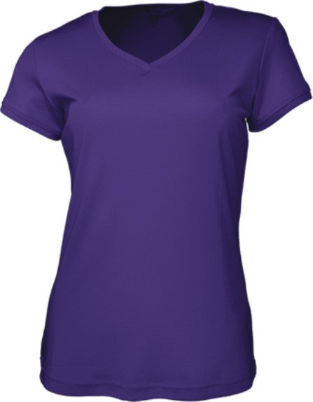Ladies Brushed Vee Neck Tee Shirt | CT1418