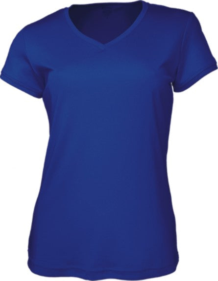 Ladies Brushed Vee Neck Tee Shirt | CT1418