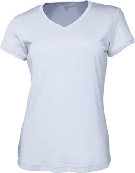 Ladies Brushed Vee Neck Tee Shirt | CT1418