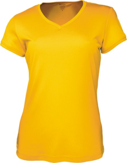 Ladies Brushed Vee Neck Tee Shirt | CT1418