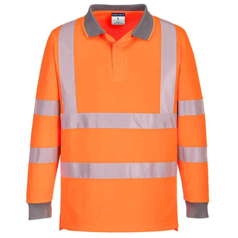 Eco Hi-Vis Polo Shirt L/S (6 Pack) | EC11