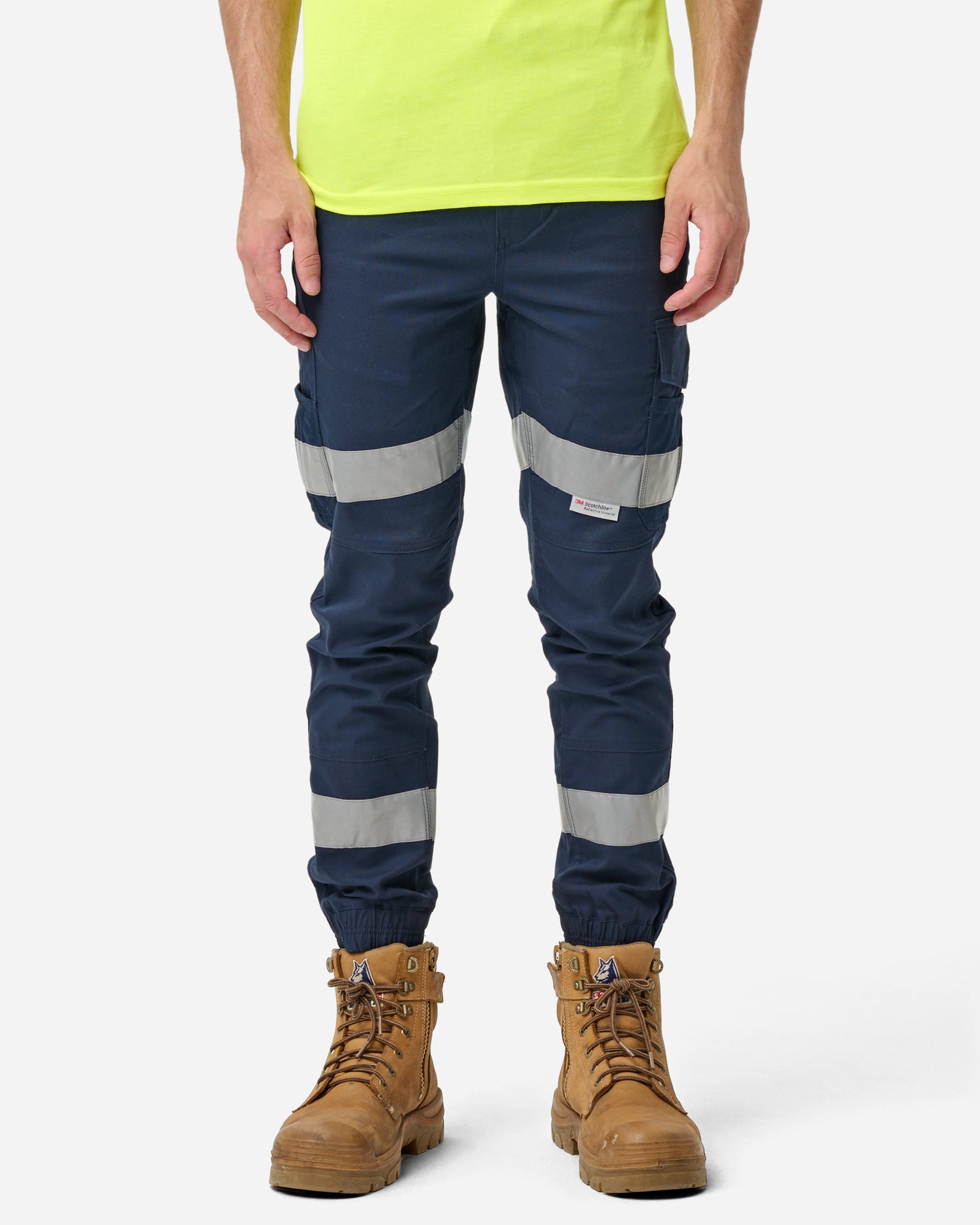 Mens Reflective Cuffed Elastic Pant | EWD108