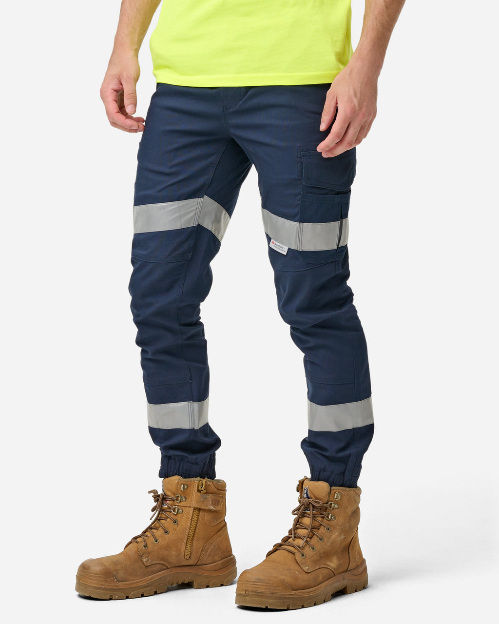 Mens Reflective Cuffed Elastic Pant | EWD108