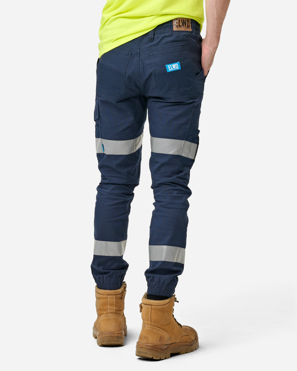 Mens Reflective Cuffed Elastic Pant | EWD108