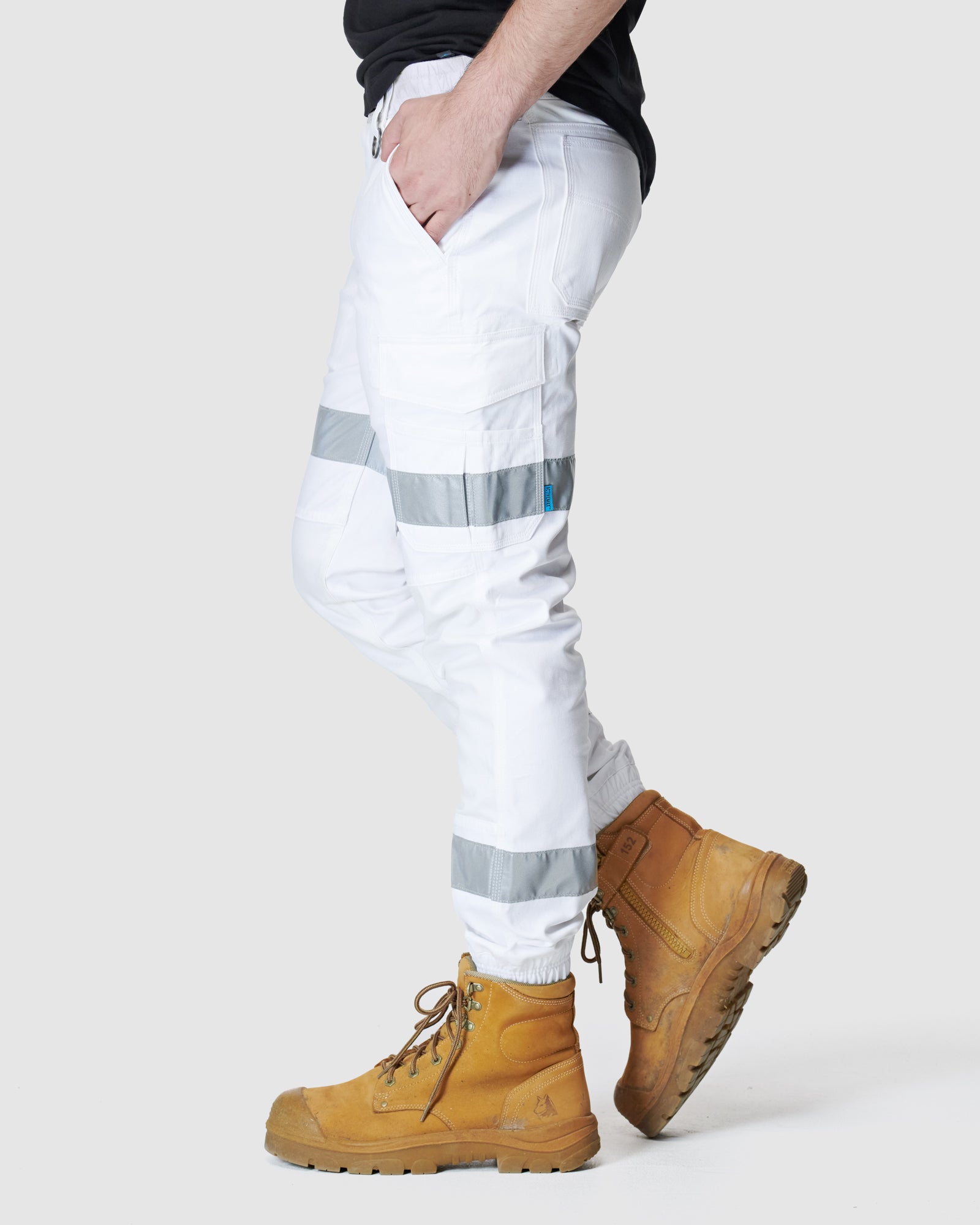 Mens Reflective Cuffed Elastic Pant | EWD108