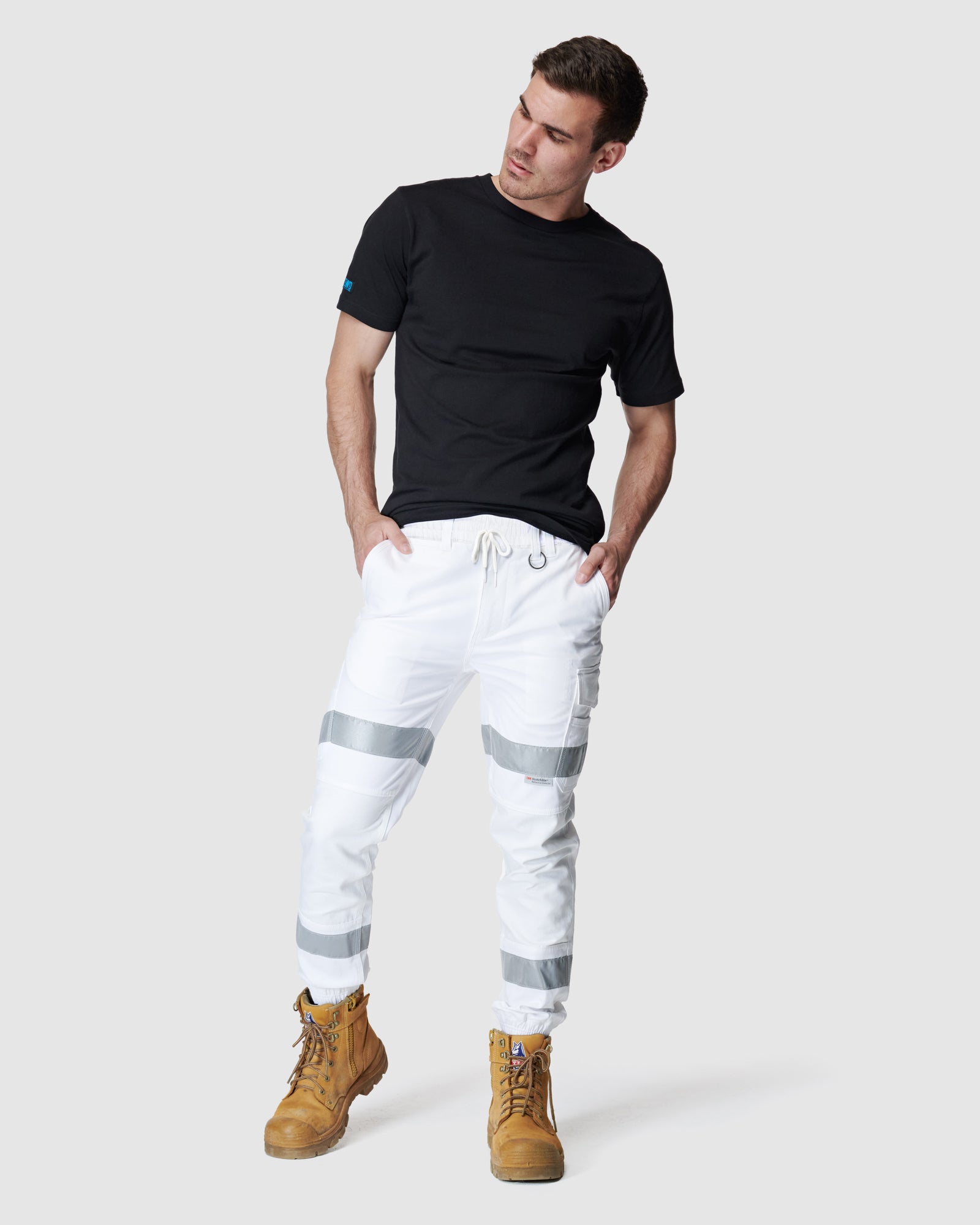 Mens Reflective Cuffed Elastic Pant | EWD108