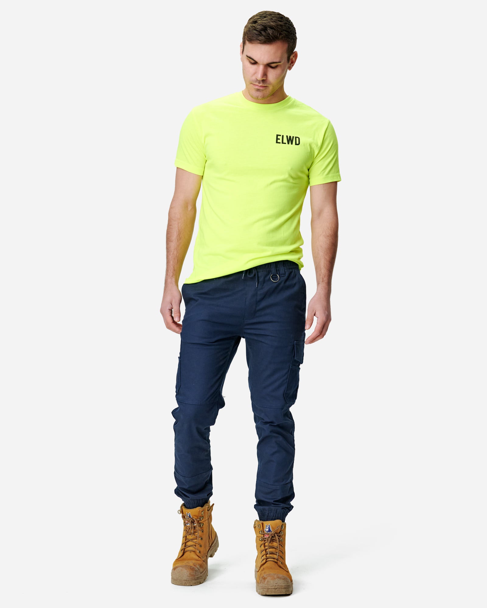 Mens Cuffed Elastic Pant | EWD109