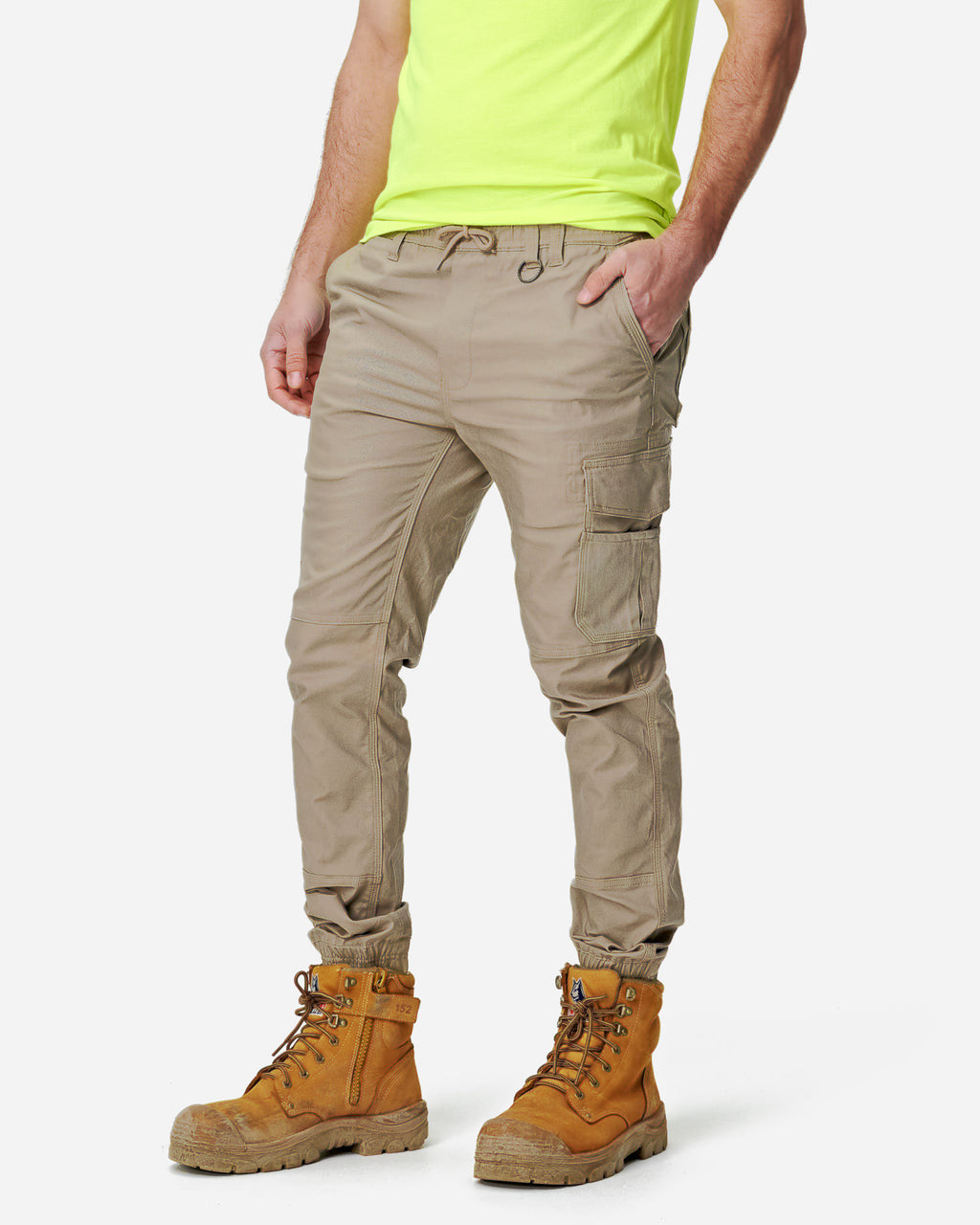 Mens Cuffed Elastic Pant | EWD109