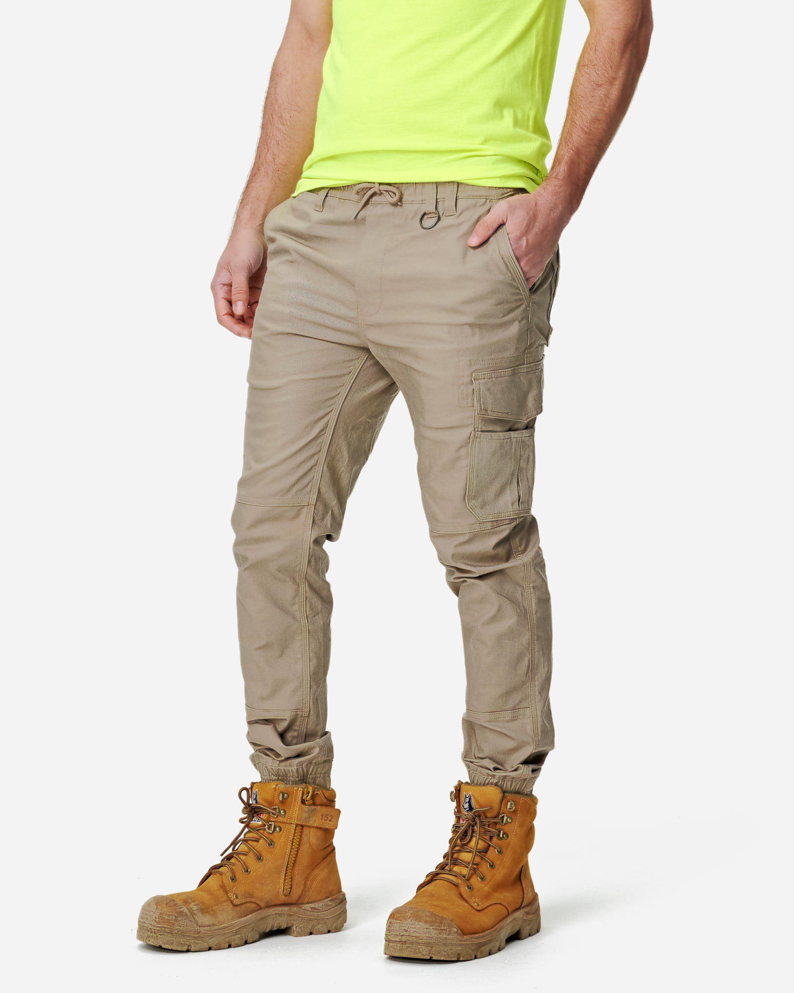 Mens Cuffed Elastic Pant | EWD109