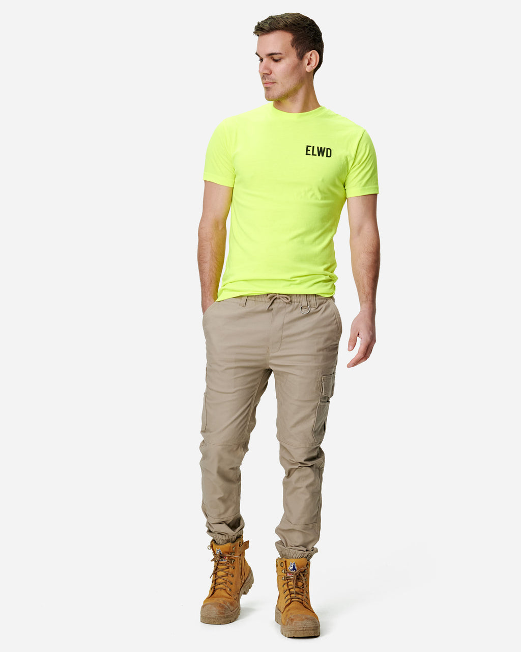 Mens Cuffed Elastic Pant | EWD109