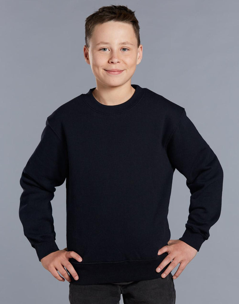 Kids Crew Neck Fleecy Sweater | FL01K