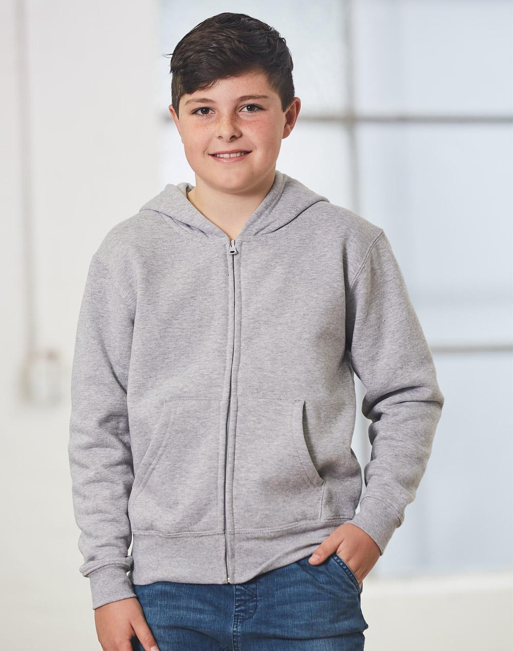 Kid's full-zip fleecy hoodie | FL03K