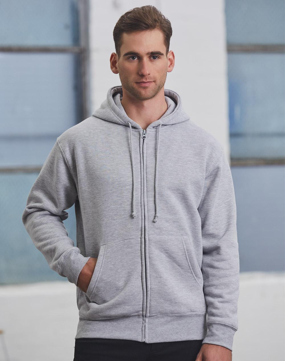 Men's full-zip fleecy hoodie | FL03