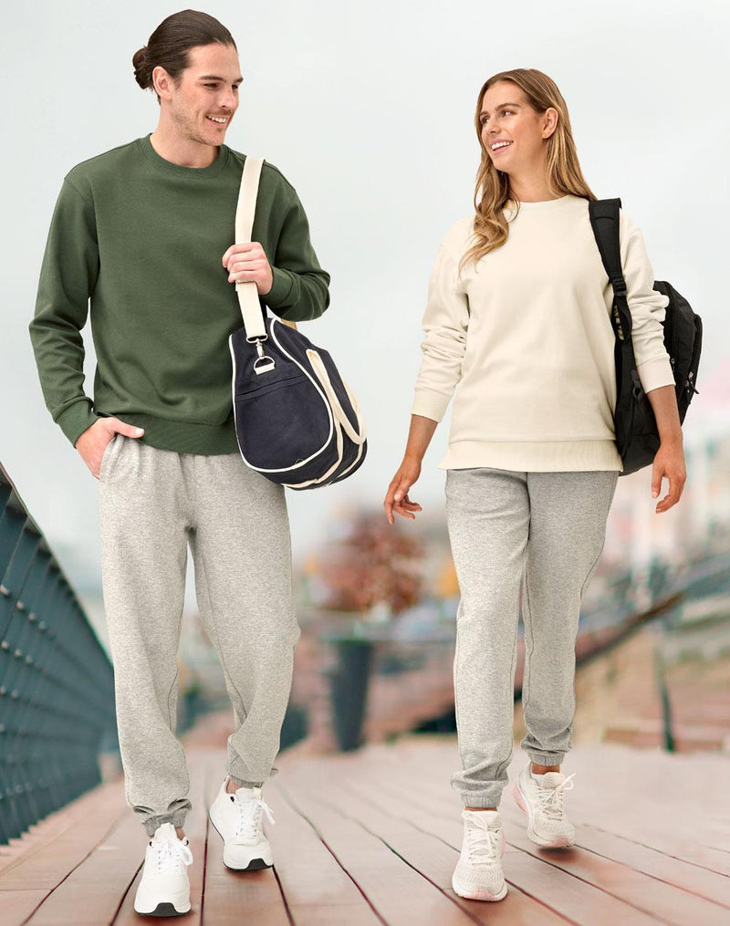 Unisex Airlayered CVC Crew Neck Sweater | FL05