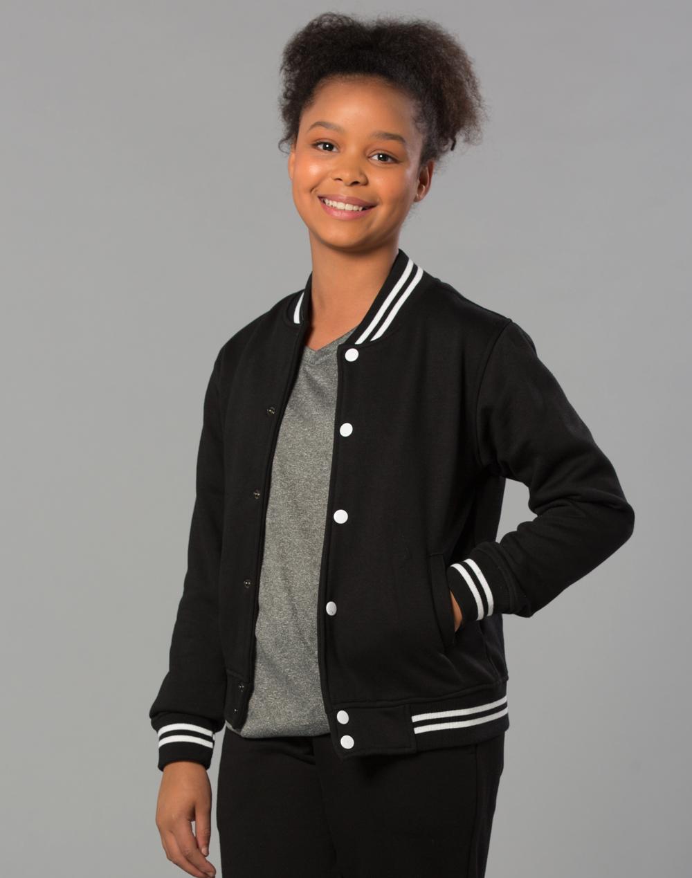 Kid's Fleece Varsity Jacket | FL11K
