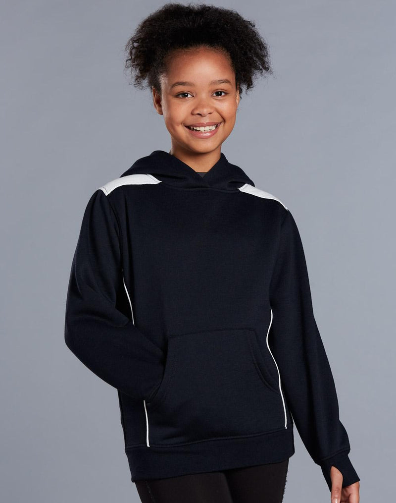 Kids' Kangaroo Pocket Contrast Hoodie | FL19K