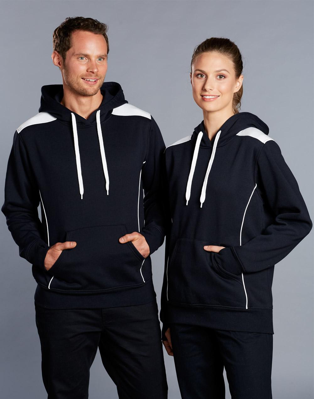 Adult's Kangaroo Pocket Contrast Hoodie | FL19