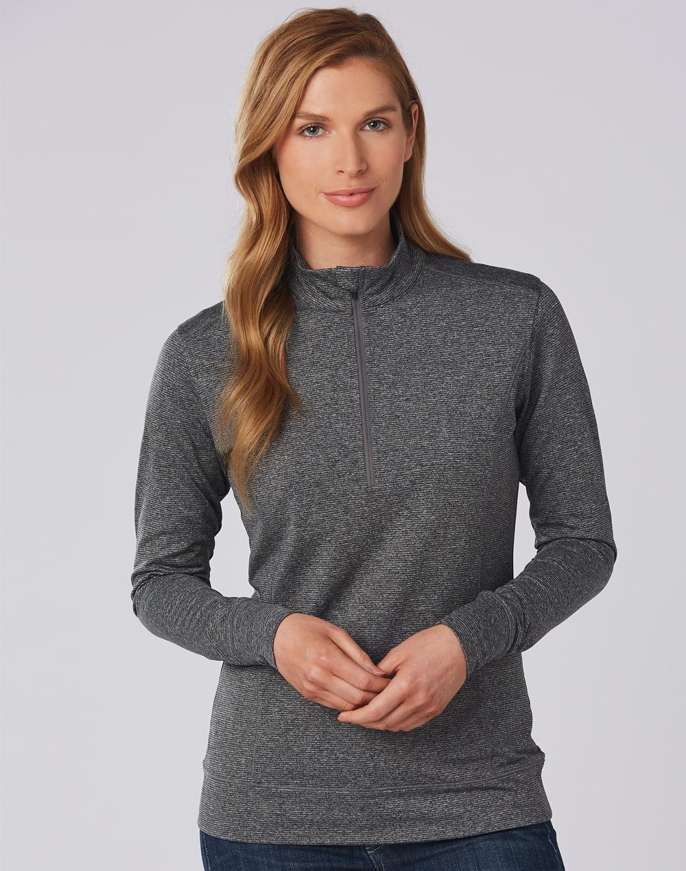 Ladies' Half Zip L/S Sweat Top | FL26