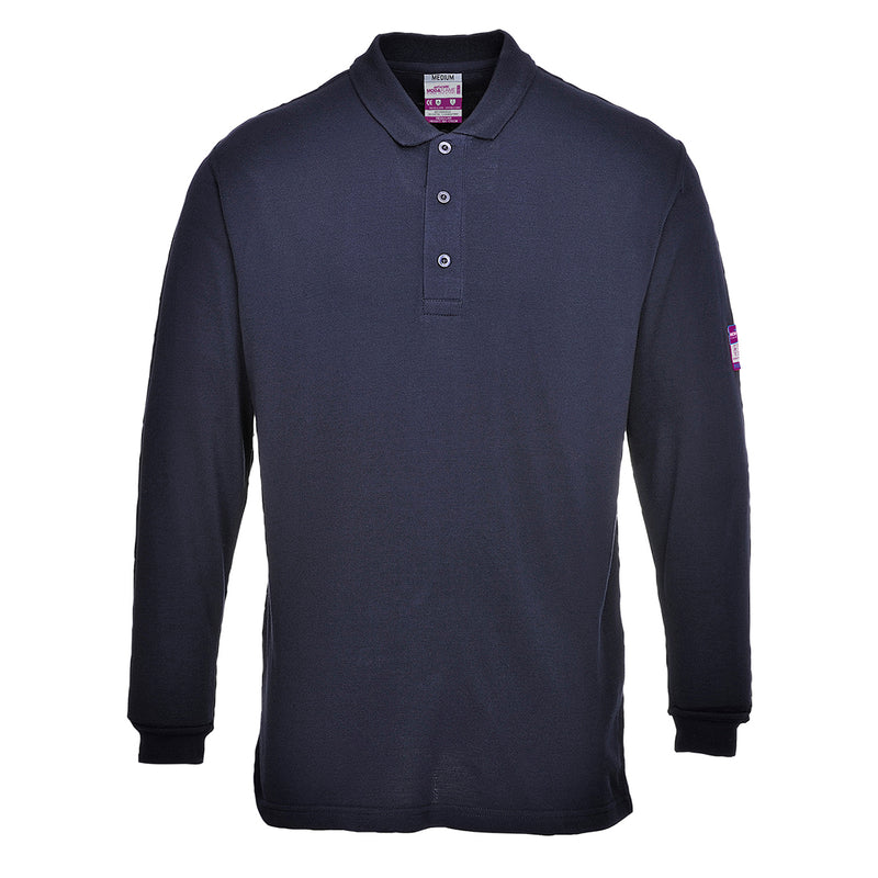Modaflame Anti-Static FR Long Sleeve Polo Shirt | FR10