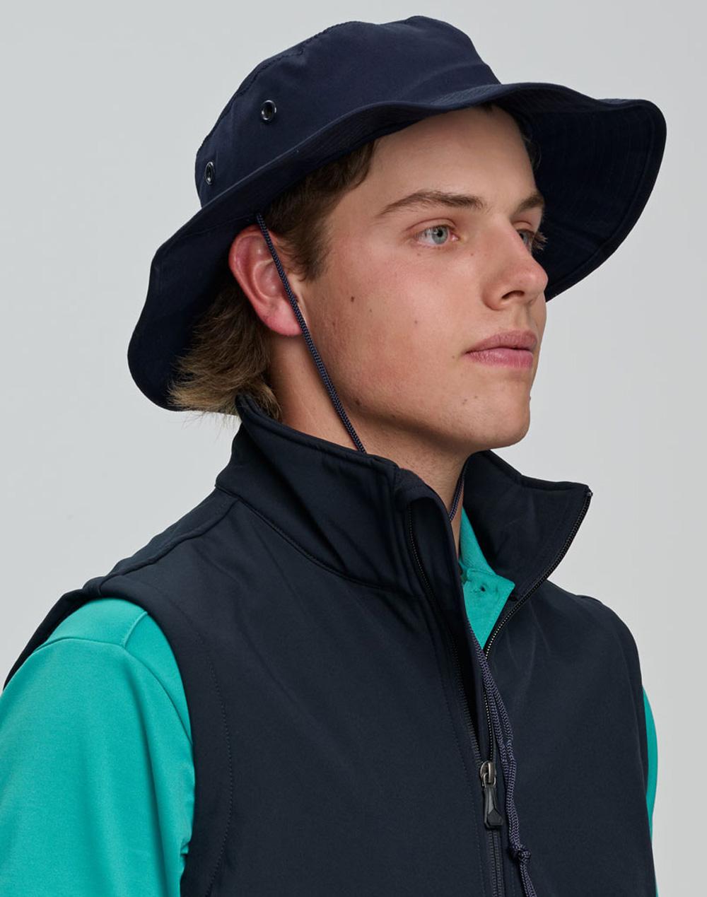 Surf hat with clip on chin strap | H1035