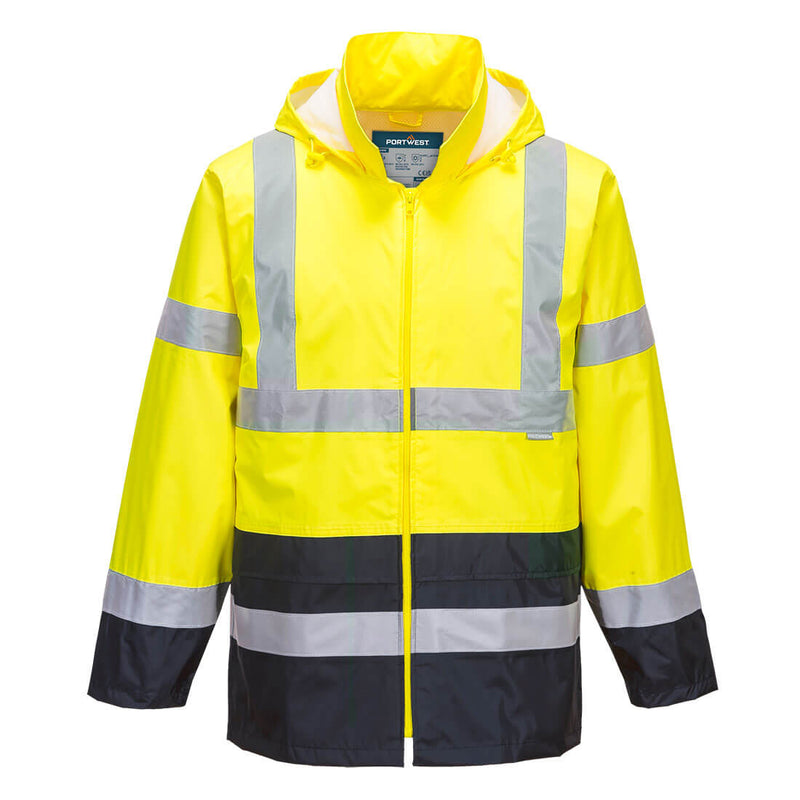 Hi-Vis Contrast Rain Traffic Jacket  | H443