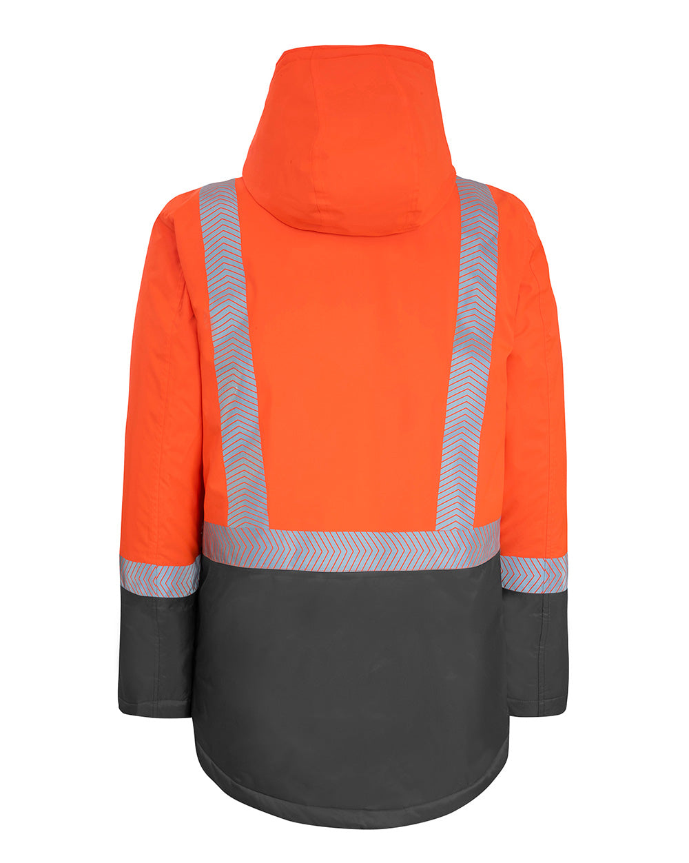 Harvey Parka in Fluoro Orange & Charcoal | 47508
