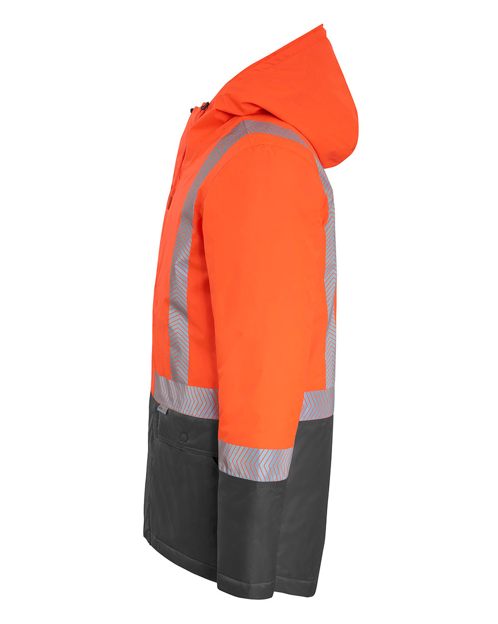 Harvey Parka in Fluoro Orange & Charcoal | 47508