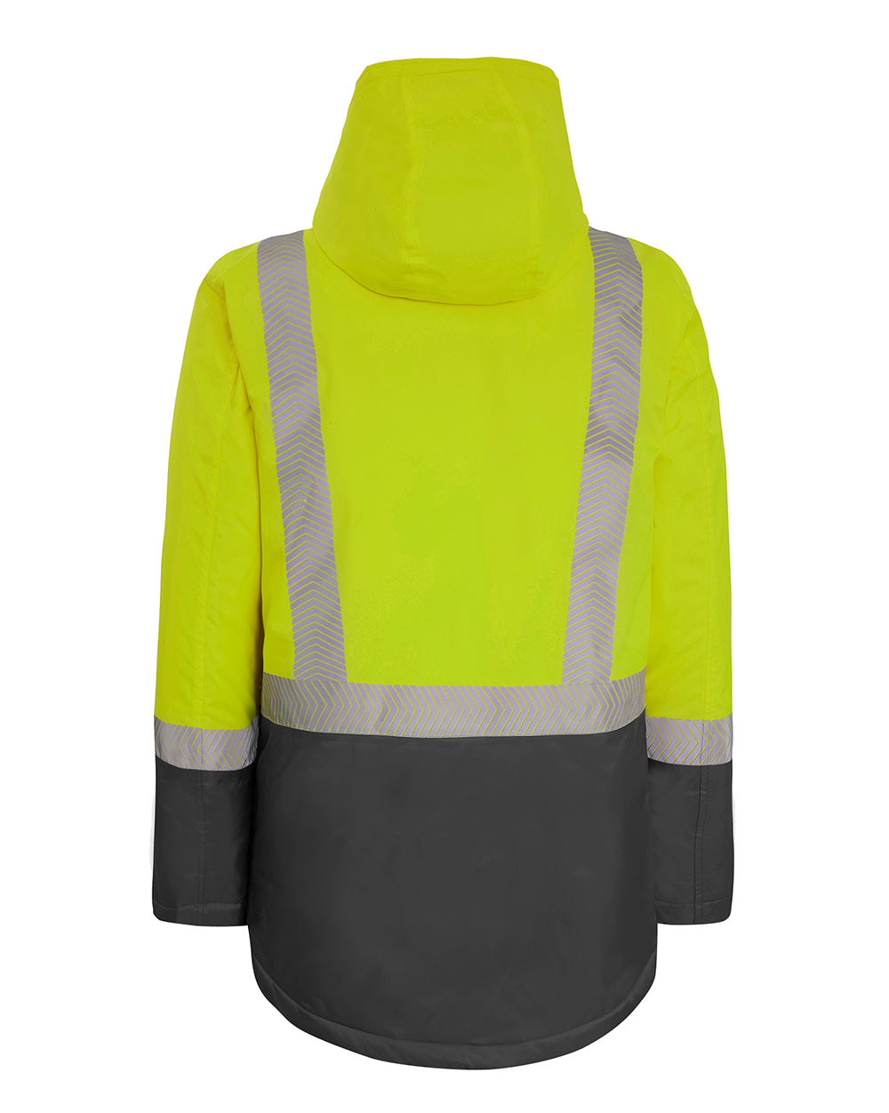 Harvey Parka in Fluoro Yellow & Charcoal | 47509