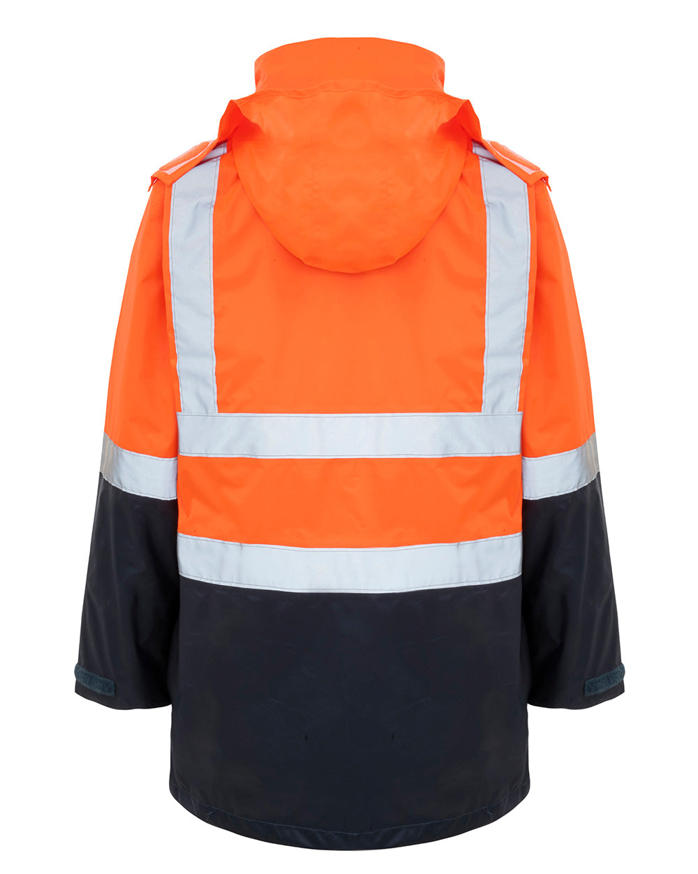 Healy 4-in-1 Jacket & Vest in Fluoro Orange & Navy | 47145