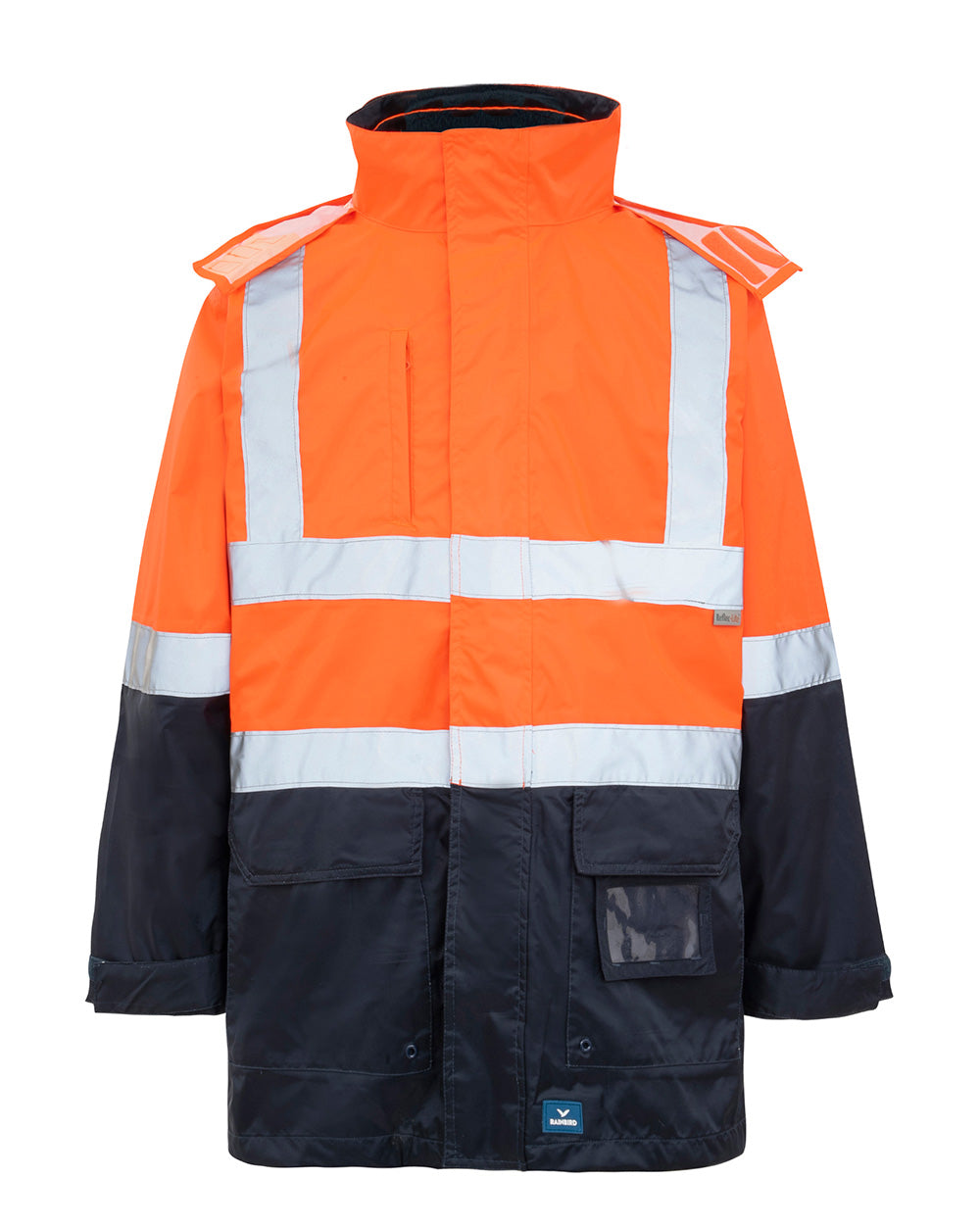 Healy 4-in-1 Jacket & Vest in Fluoro Orange & Navy | 47145