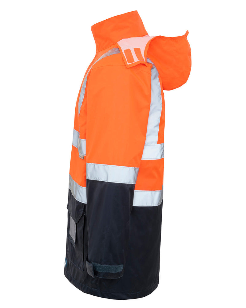 Healy 4-in-1 Jacket & Vest in Fluoro Orange & Navy | 47145